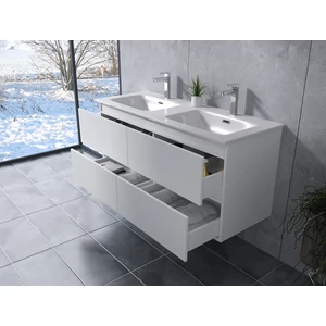 Szafka łazienkowa z umywalką Dijon White 120cm