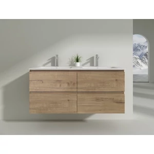 Szafka łazienkowa z umywalką Dijon Sonoma 120cm