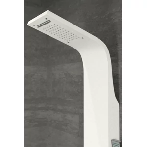 panel prysznicowy Alegre White stal nierdzewna