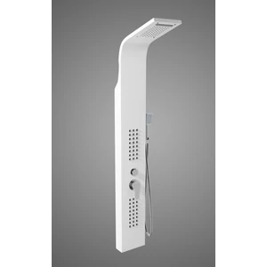 panel prysznicowy Alegre White stal nierdzewna