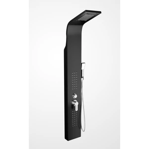 panel prysznicowy Alegre Black stal nierdzewna