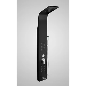 panel prysznicowy Merin Black stal nierdzewna