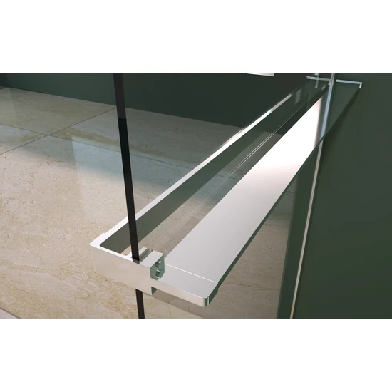Ręcznik i mydelniczka Rochelle Chrome 80 cm