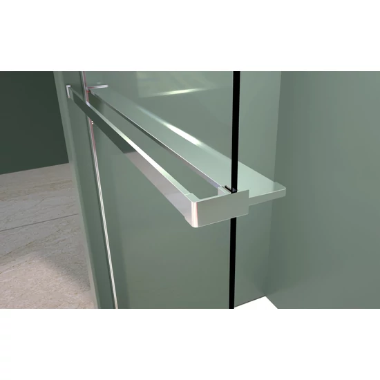 Ręcznik i mydelniczka Rochelle Chrome 80 cm