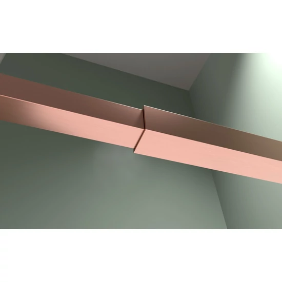 Ręcznik i mydelniczka Rochelle Rose Gold 80 cm