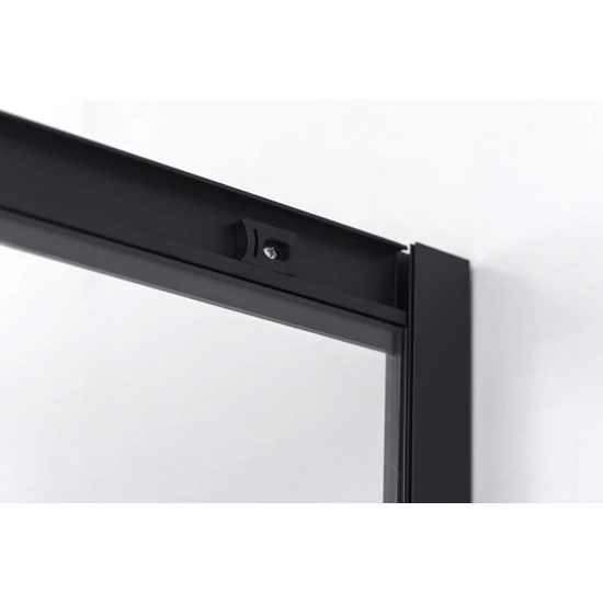 Kabina prysznicowa Motril Black 80x80, 190 cm, 6 mm, NANO