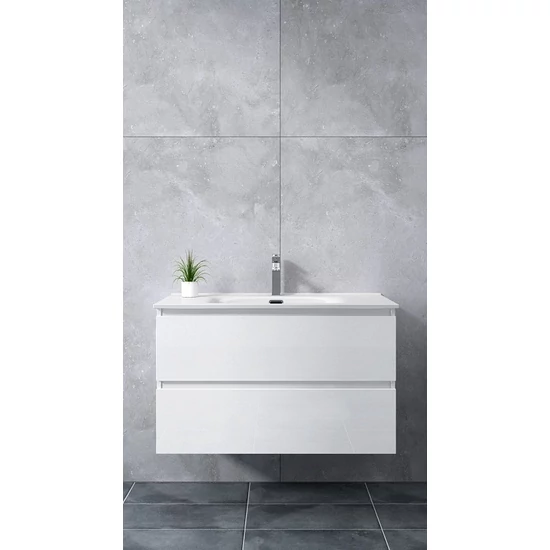 Szafka łazienkowa z umywalką Catania White 60cm