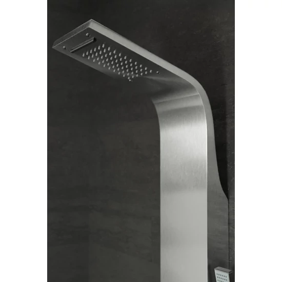 panel prysznicowy Alegre Silver stal nierdzewna