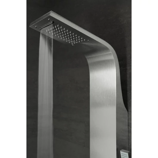 panel prysznicowy Alegre Silver stal nierdzewna