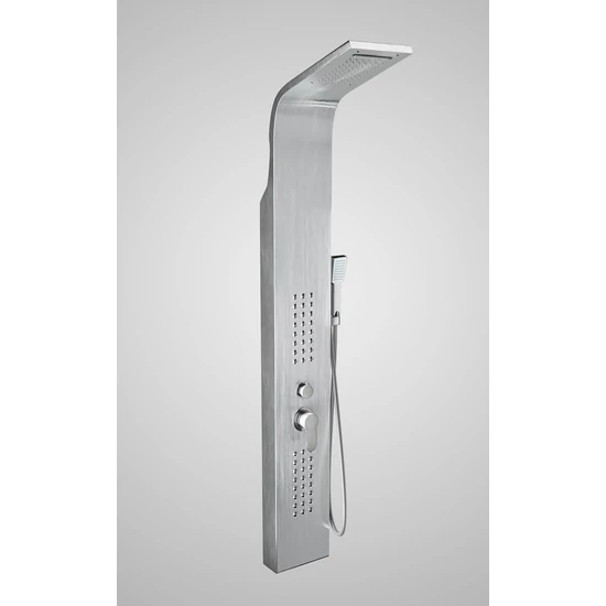 panel prysznicowy Alegre Silver stal nierdzewna