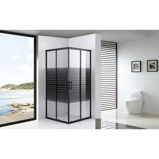 Kabina prysznicowa Toulon Shadow 6 mm 70*70 190 cm