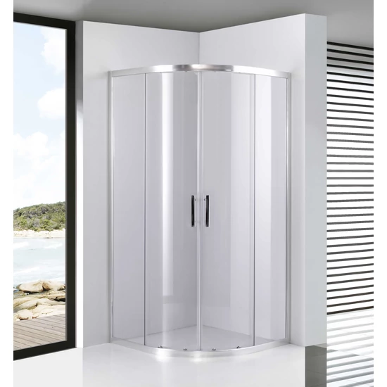 Półokrągła kabina prysznicowa Avignon 6 mm 70*70 190 cm