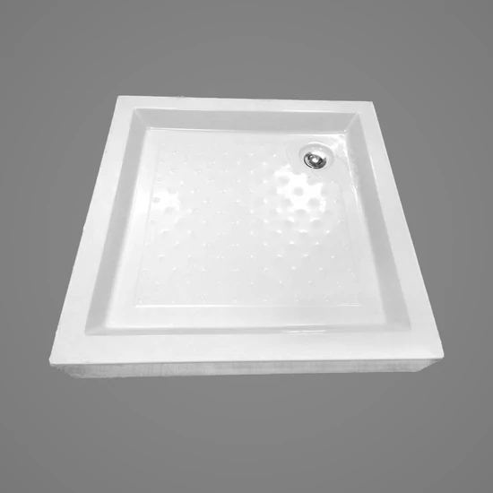 Kwadratowy brodzik akrylowy Eva 80x80x14 cm