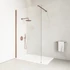 Ścianka prysznicowa Walk-in Rose Gold 80, 200cm, 8mm