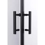 Kabina prysznicowa Motril Black 80x80, 190 cm, 6 mm, NANO