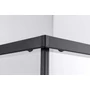 Kabina prysznicowa Motril Black 80x80, 190 cm, 6 mm, NANO