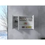 Trzydrzwiowa szafka z lustrem Vicenza White 100 cm