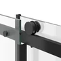 Drzwi prysznicowe przesuwne Belvero Black 120, 195cm, 6mm