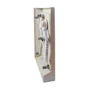 Kwadratowy brodzik akrylowy z syfonem Almagro 80x80x13,5 cm