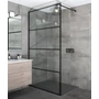 Obraz 1/2 -Ścianka prysznicowa Walk-in Black 50, 200cm, 8mm
