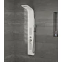 panel prysznicowy Alegre White stal nierdzewna