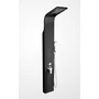 panel prysznicowy Alegre Black stal nierdzewna