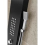 Obraz 9/12 -panel prysznicowy Alegre Black stal nierdzewna