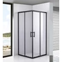 Obraz 1/7 -Kabina prysznicowa Toulon Black 6 mm 70*70 190 cm