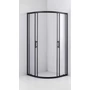 Obraz 6/6 -Półokrągła kabina prysznicowa Avignon Black 6 mm 70*70 190 cm