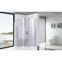 Obraz 6/6 -Półokrągła kabina prysznicowa Avignon White 6 mm 70*70 190 cm