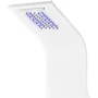 Termostatyczny panel prysznicowy Verona White, stal nierdzewna, LED