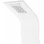 Termostatyczny panel prysznicowy Verona White, stal nierdzewna, LED