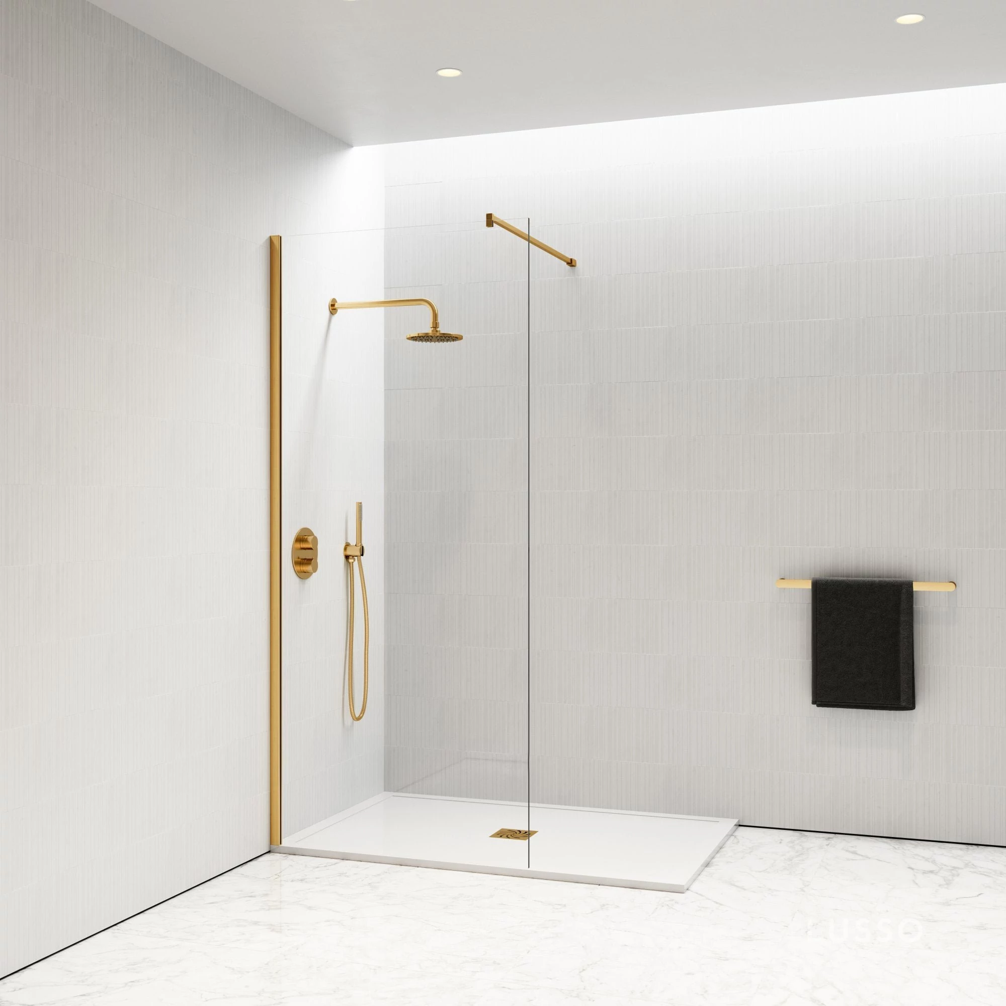 Ścianka prysznicowa Walk-in Gold 80, 200cm, 8mm