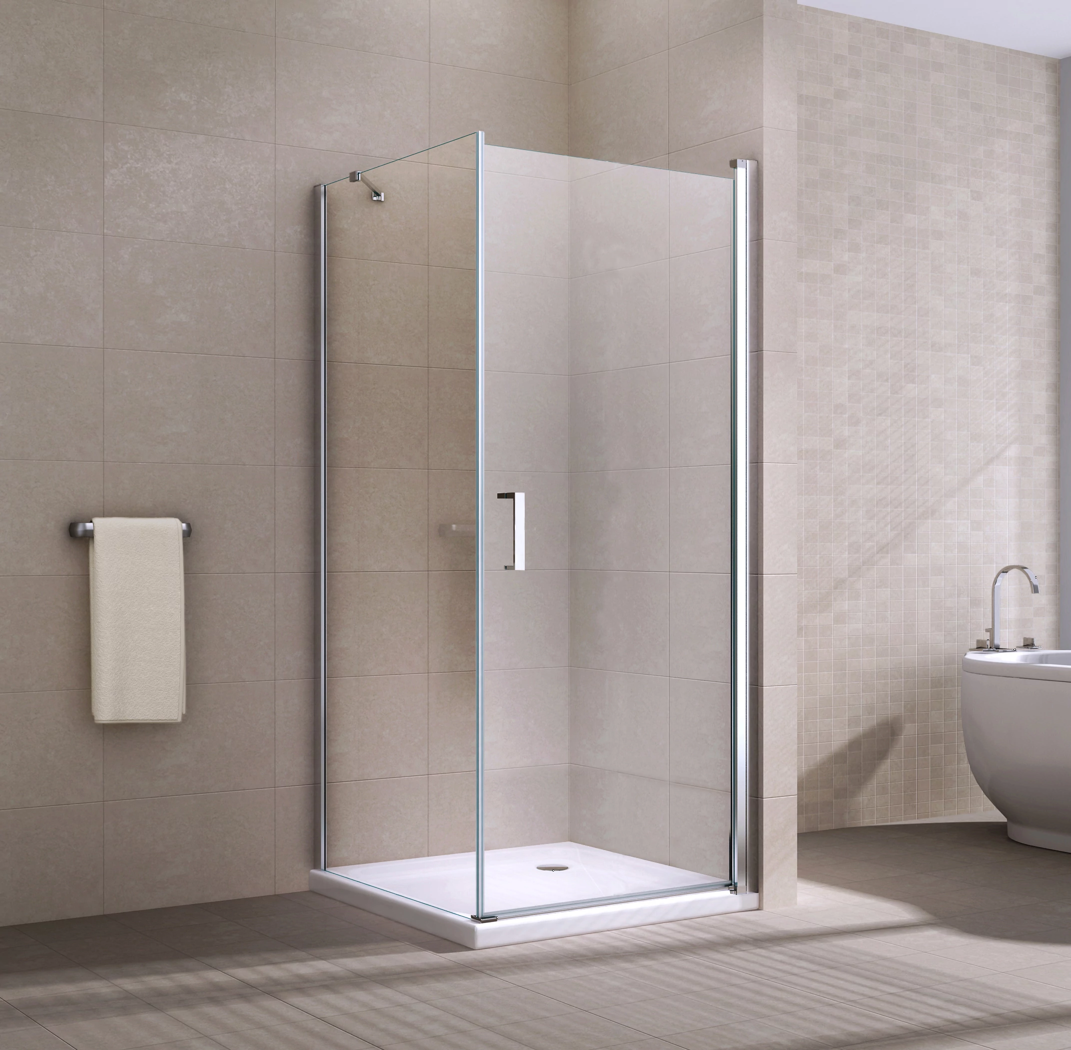 Kabina prysznicowa Rubio 80x80, 90x90, 100x100, 195 cm, 6 mm