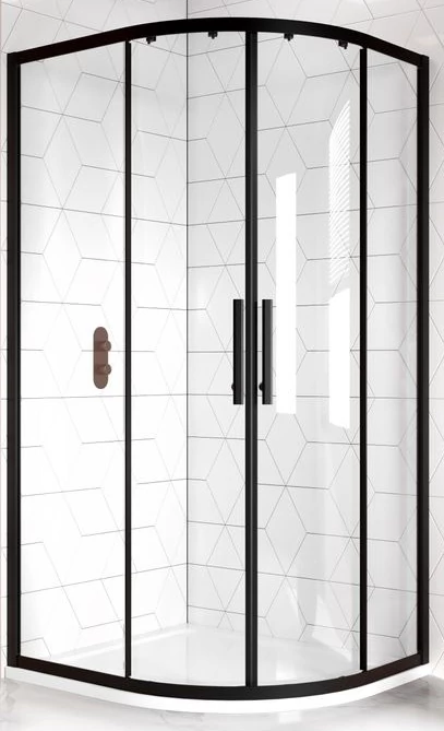 Kabina prysznicowa Murcia Black 80x80 190 cm, 6 mm NANO