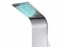 Termostatyczny panel prysznicowy Verona Silver stal nierdzewna